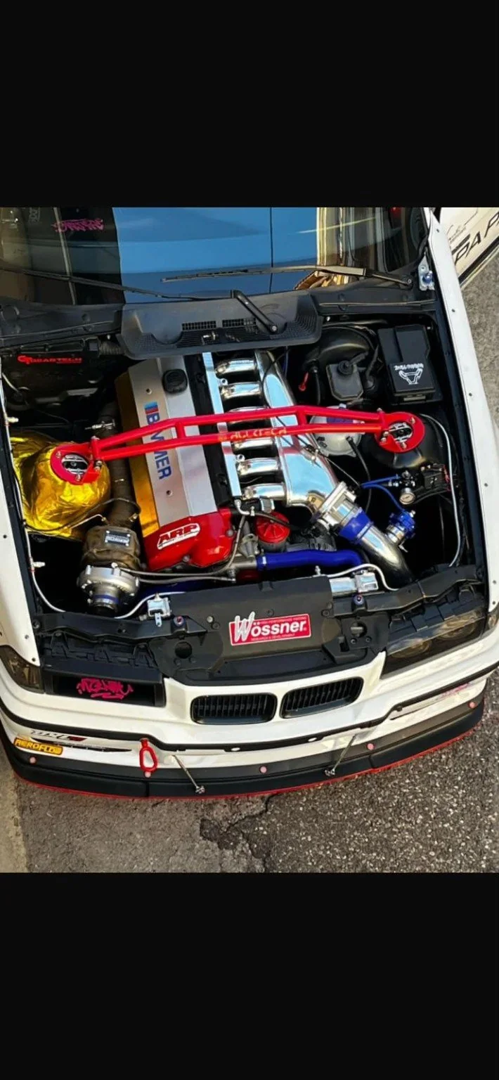 BMW E36 M50 Turbo engine bay