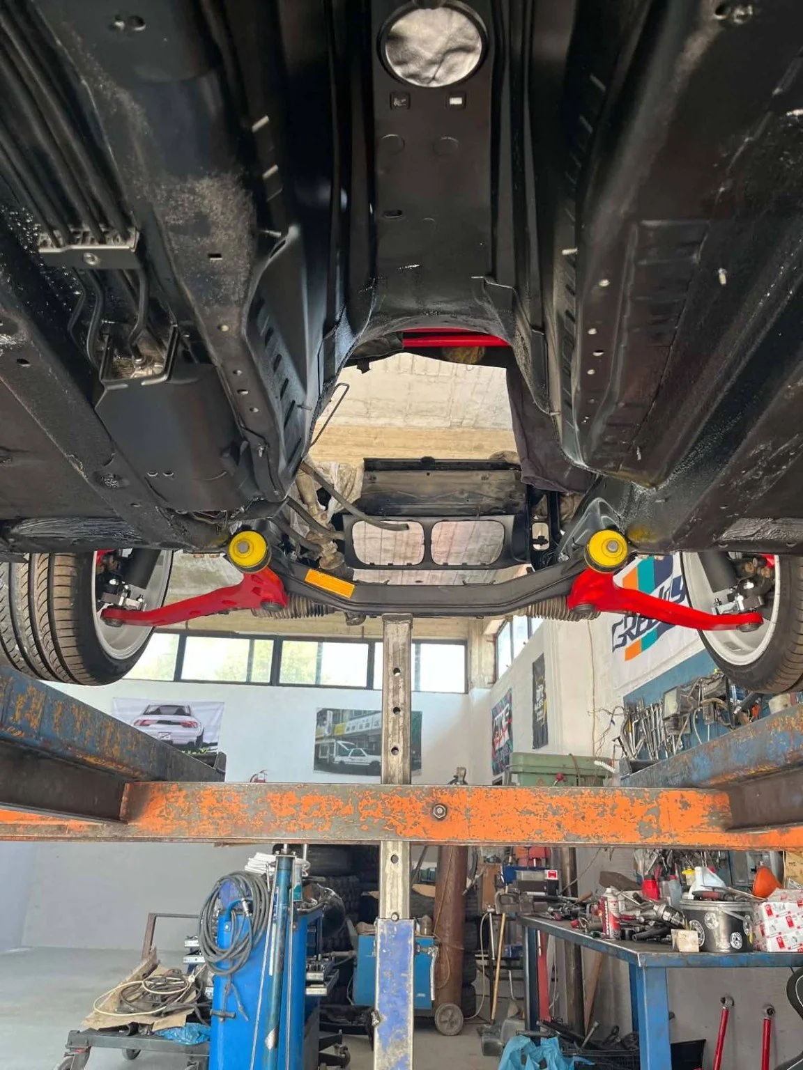 Κάτω μέρος και ανάρτηση BMW E36 drift project